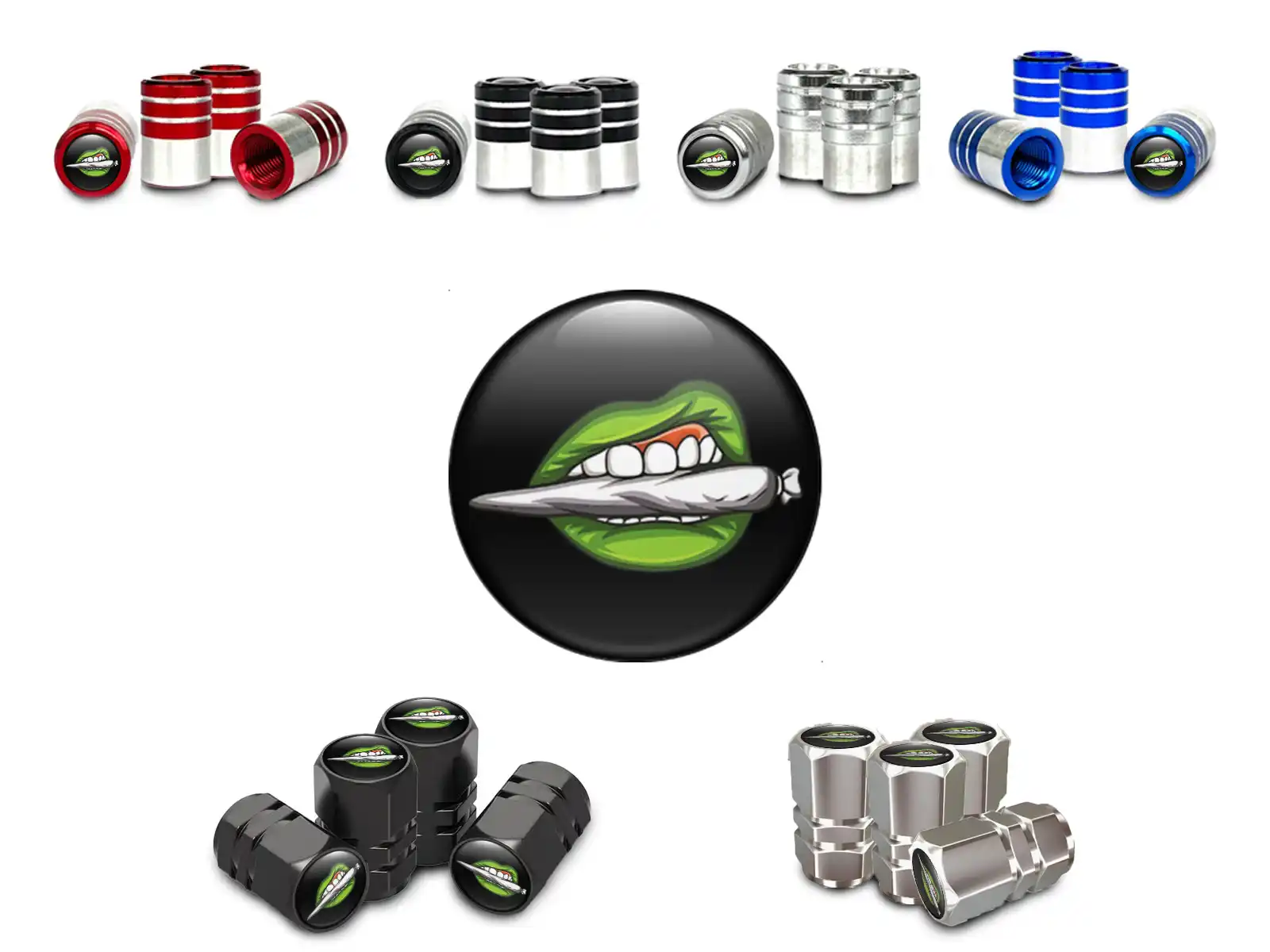 Valve Stem Caps for Bicycles Force Finish
